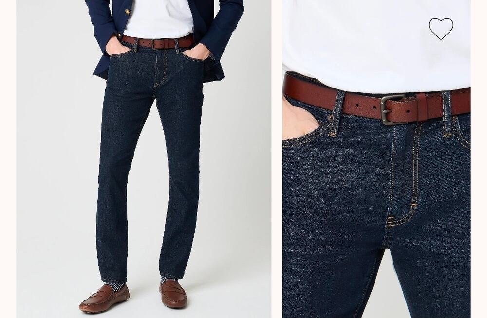 NWOT Slim-fit jean in signature flex mens size 33x34 style AY516.